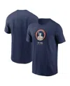 Nike Men's Navy Cleveland Guardians City Connect Large Logo T-shirt In Blue