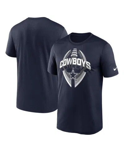 Nike Men's Navy Dallas Cowboys Legend Icon Performance T-shirt In Blue