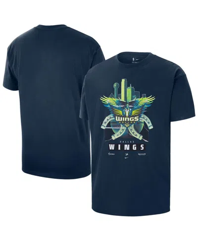 Nike Navy Dallas Wings Original Content Max90 T-shirt In Blue