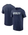 Nike Detroit Tigers City Connect Wordmark  Men's Mlb T-shirt In Navy