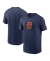 Nike Navy Detroit Tigers Fuse Logo T-shirt In Blue