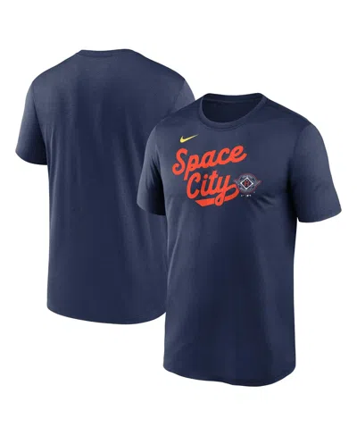 Nike Men's Navy Houston Astros 2025 City Connect Team Phrase Legend Performance T-shirt In Blue