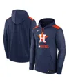 Nike Men's Houston Astros Authentic Collection  Therma Mlb Pullover Hoodie In Blue
