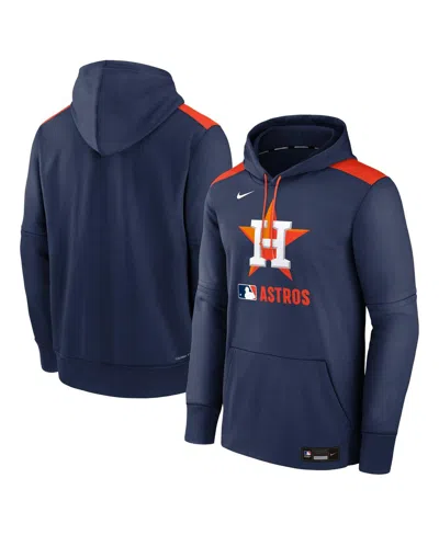 NIKE MEN'S NAVY HOUSTON ASTROS AUTHENTIC COLLECTION PERFORMANCE PULLOVER HOODIE