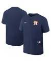 Nike Men's Navy Houston Astros Authentic Collection Raglan Short Sleeve Windshirt In Navy