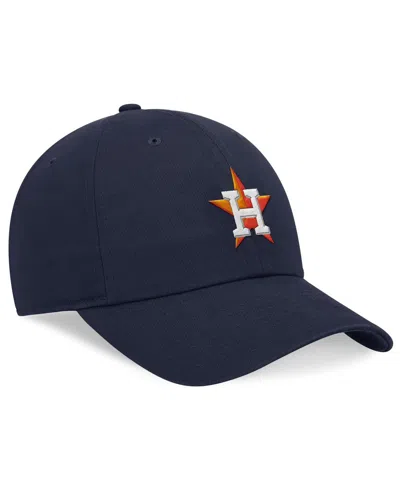 Nike Men's Navy Houston Astros Evergreen Club Adjustable Hat In Collegenvy