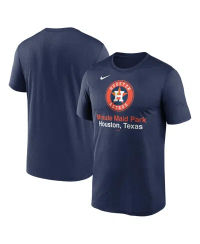Nike Men's Navy Houston Astros Stadium Legend Performance T-shirt In Blue