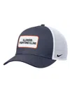 Nike Men's Navy Syracuse Orange 2025 On-field Rise Trucker Adjustable Hat In Blue
