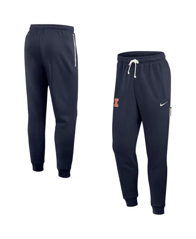 Nike Men's Navy Illinois Fighting Illini 2025 Sideline Performance Taper Pants In Blue