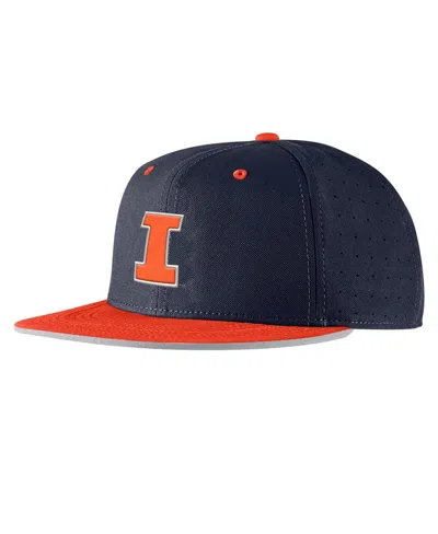 Nike Navy Illinois Fighting Illini 2025 On-field True Performance Baseball Fitted Hat