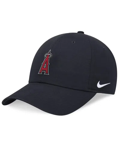 Nike Navy Los Angeles Angels Club Adjustable Hat In Blue
