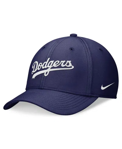 Nike Men's Navy Los Angeles Dodgers Primetime Performance Swooshflex Hat