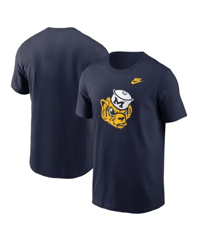 Nike Men's Navy Michigan Wolverines Legacy Alternate Logo T-shirt