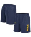 Nike Navy Milwaukee Brewers Woven Victory Performance Shorts In Navy