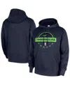 Nike Men's Navy Minnesota Timberwolves 2025/26 Authentic Practice Club Pullover Hoodie In Blue