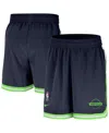 Nike Navy Minnesota Timberwolves Authentic Practice Dna Woven Performance Shorts In Blue