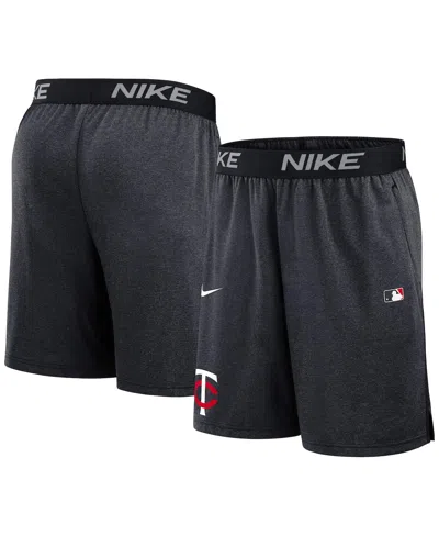 Nike Men's Navy Minnesota Twins Authentic Collection Performance Knit Shorts