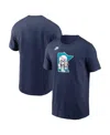 Nike Minnesota Twins Cooperstown Team Logo  Men's Mlb T-shirt In Blue