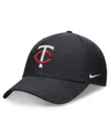 Nike Men's Navy Minnesota Twins Evergreen Club Performance Adjustable Hat In Pitblu,pb