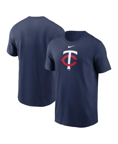 Nike Men's Navy Minnesota Twins Fuse Logo T-shirt