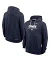 Nike Men's Navy New Hampshire Wildcats 2025 Sideline Performance Pullover Hoodie In Blue