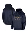 Nike Men's Navy New Orleans Pelicans 2024/25 Spotlight On-court Practice Performance Pullover Hoodie In Blue