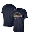 Nike Men's Navy New Orleans Pelicans Authentic Practice T-shirt In Blue