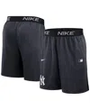Nike Men's Navy New York Yankees Authentic Collection Performance Knit Shorts In Navy