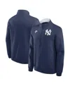 Nike Men's Navy New York Yankees Cooperstown Collection Fleece Half-zip Pullover Sweatshirt