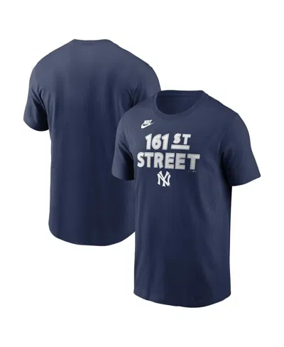 Nike Kids' Men's Navy New York Yankees Local Hometown T-shirt In Blue