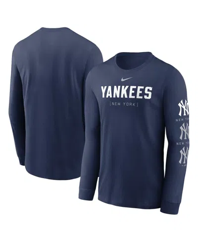 Nike Men's Navy New York Yankees Repeater Long Sleeve T-shirt