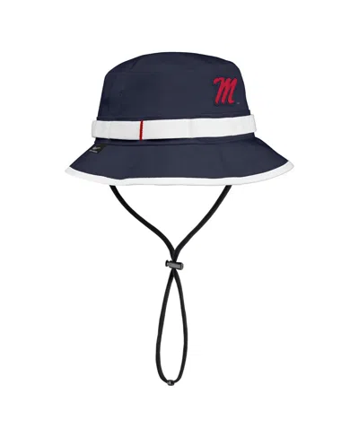 Nike Men's Navy Ole Miss Rebels 2025 On-field Boonie Performance Bucket Hat In Blue