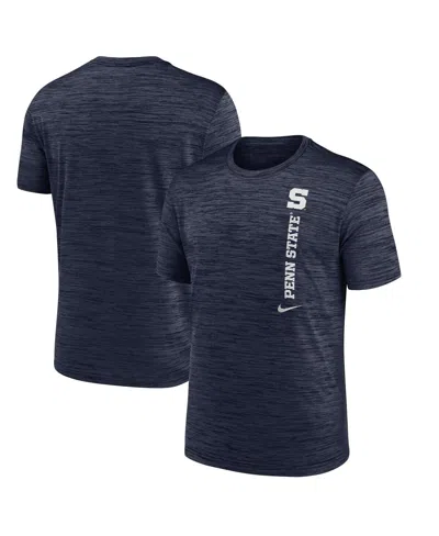 Nike Men's Navy Penn State Nittany Lions 2024 Sideline Velocity Performance T-shirt