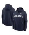 Nike Navy Penn State Nittany Lions 2025 Sideline Club Fleece Pullover Hoodie In Blue