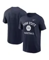 Nike Men's Navy Penn State Nittany Lions Basketball Icon T-shirt In Navy