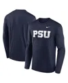 Nike Men's Navy Penn State Nittany Lions Primetime Alternate Logo Legend Long Sleeve T-shirt In Navy