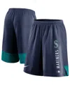 Nike Men's Navy Seattle Mariners Authentic Collection Training Performance Shorts In Blue