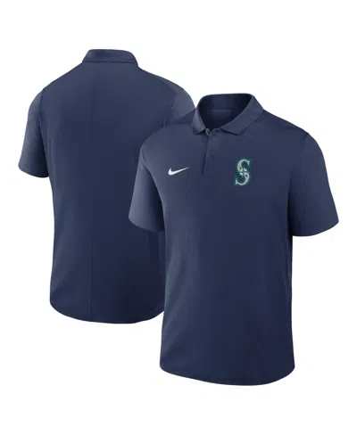 Nike Men's Navy Seattle Mariners Dri-fit Victory Polo Shirt In Blue