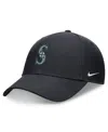 Nike Men's Navy Seattle Mariners Evergreen Club Performance Adjustable Hat In Pitblu,pb