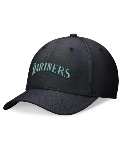 Nike Men's Navy Seattle Mariners Evergreen Performance Flex Hat In Pitchblue