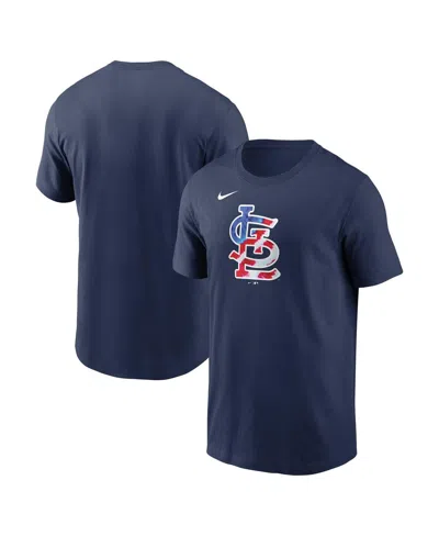 Nike Men's Navy St. Louis Cardinals Americana T-shirt In Blue