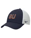 Nike Men's Navy Syracuse Orange On-field Club Adjustable Trucker Hat In Blue