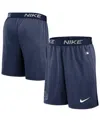 Nike Men's Black Los Angeles Dodgers Authentic Collection Practice Performance Shorts In Navy