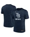 Nike Men's Navy Tampa Bay Rays Authentic Collection Velocity Performance Practice T-shirt In Blue