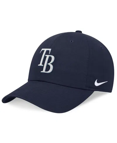 NIKE MEN'S NAVY TAMPA BAY RAYS CLUB ADJUSTABLE HAT