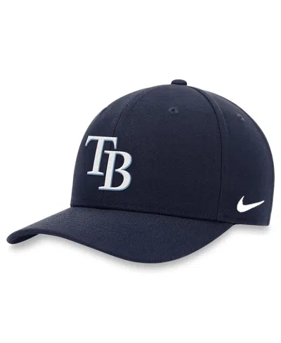 NIKE MEN'S NAVY TAMPA BAY RAYS PERFORMANCE CLUB ADJUSTABLE HAT