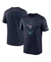Nike Men's Navy Tennessee Titans Primetime Legend Icon Performance T-shirt In Navy