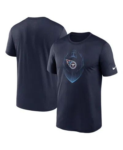 Nike Men's Navy Tennessee Titans Primetime Legend Icon Performance T-shirt