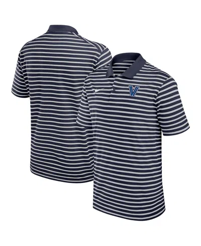 Nike Men's Navy Villanova Wildcats Victory Stripe Performance Polo Shirt In Blue