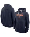 Nike Men's Navy Virginia Cavaliers 2025 Sideline Performance Pullover Hoodie In Blue